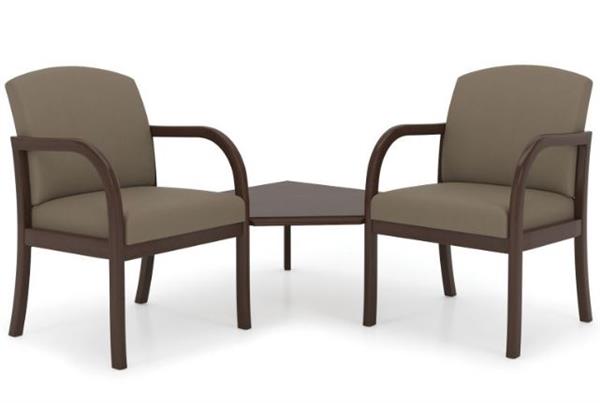 Weston 2 Chairs with Connecting Corner Table